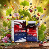 GINK-Q10 • Kompleks + Koencim q10 + Ginkgo Biloba • 60 kapsul