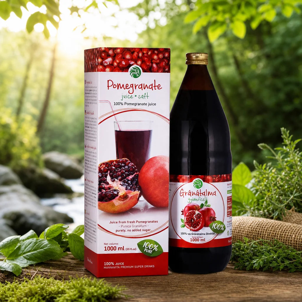 Mannavita Granatno jabolko, 100% čisti stisnjeni sok • 1000 ml