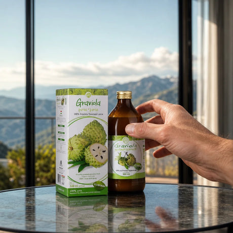 Mannavita Graviola, 100% čisti stisnjeni pire • 500 ml