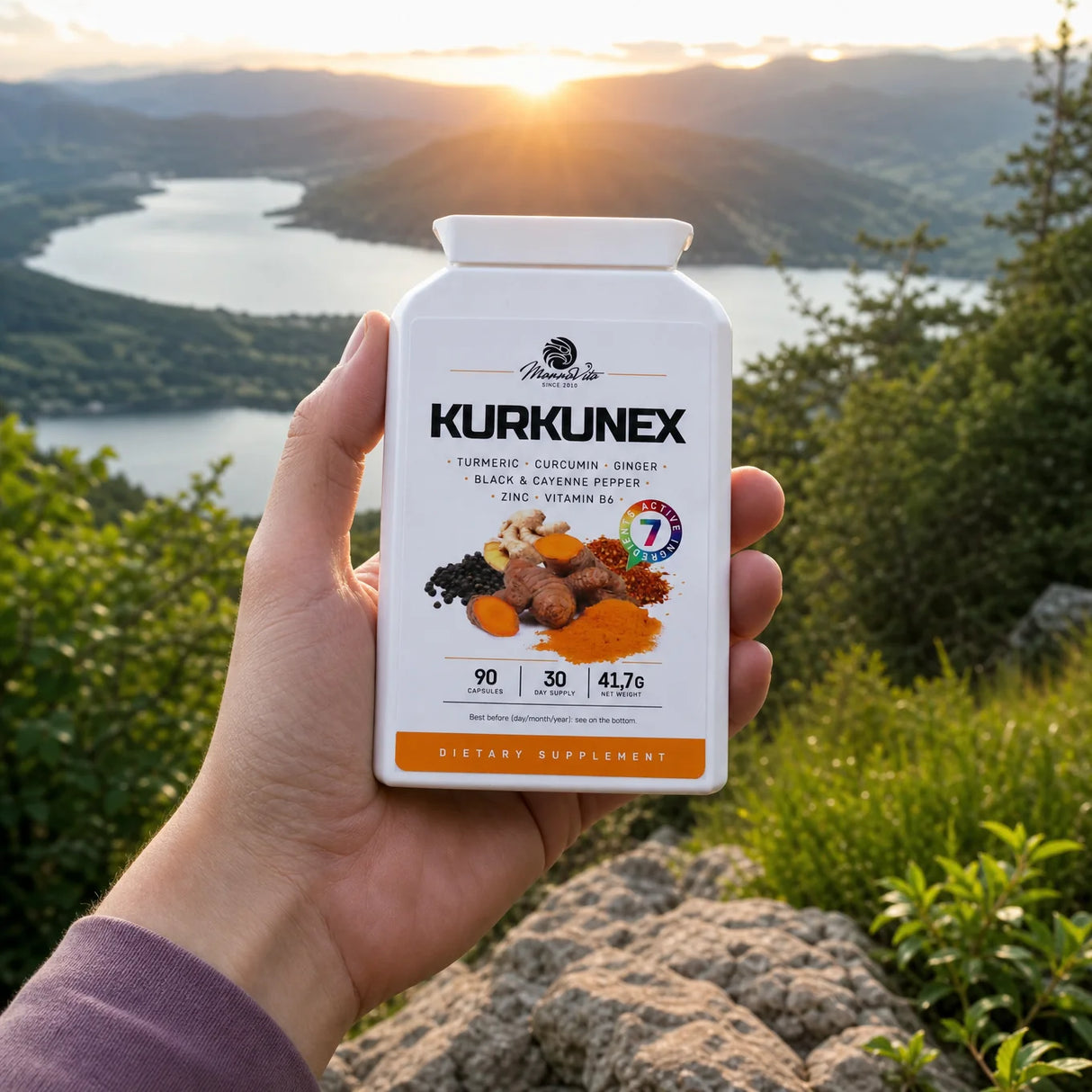 KURKUNEX kompleks izvlečka kurkume • 90 kapsul