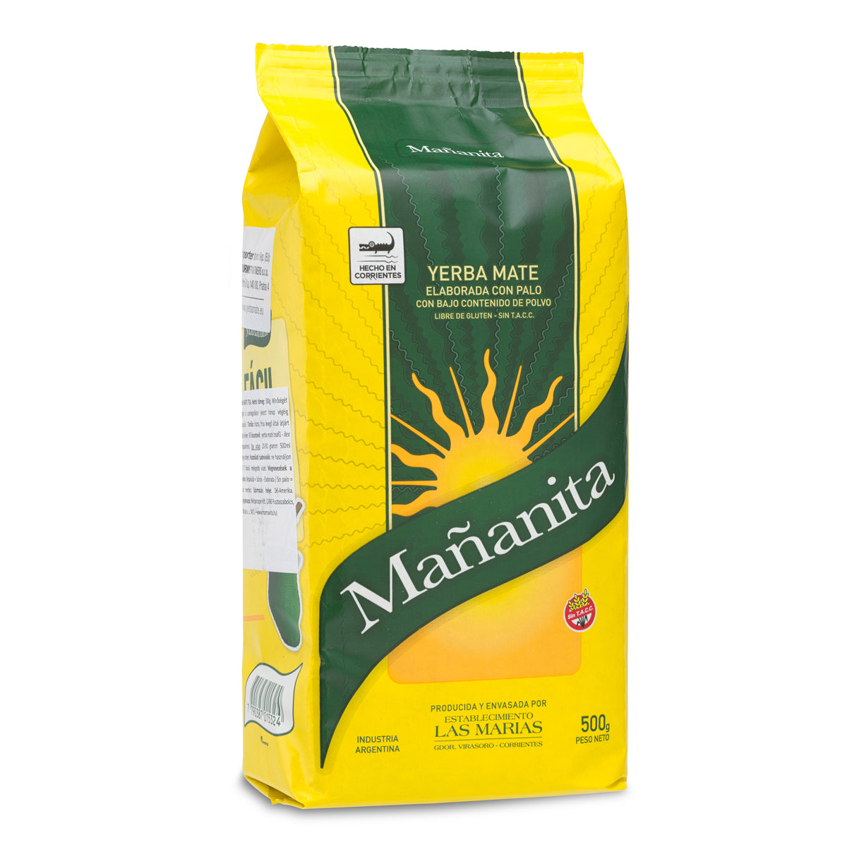 Čaj yerba mate Mañanita • Pripravljen s stebli • 500 g