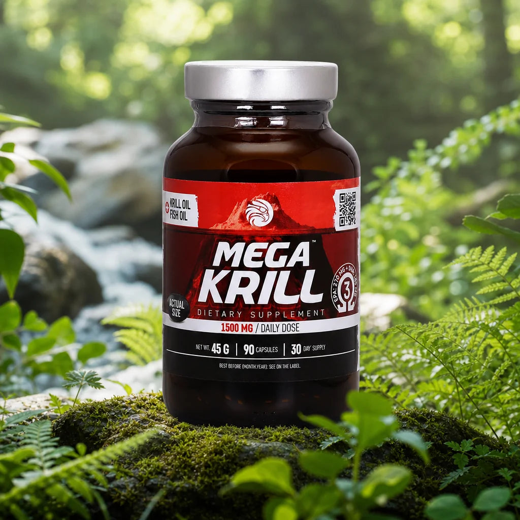 MegaKRILL 1500 mg olje krila + ribje olje • 90 kapsul