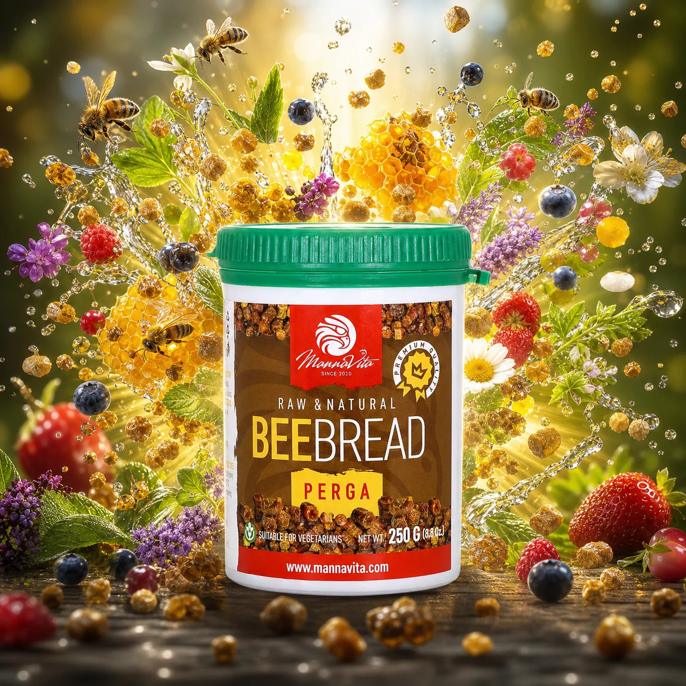 Mannavita 100 % čebelji kruh • 250 g