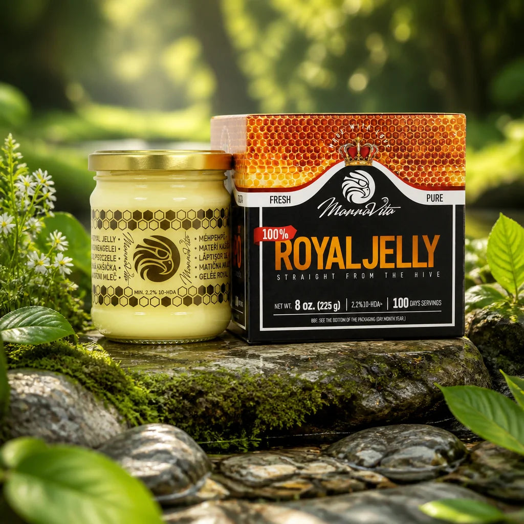 Mannavita Premium Matični mleček • 2,5 % 10-HDA • 100 g