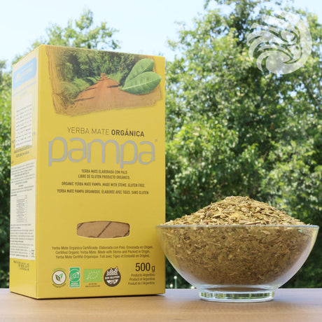 Pampa organski čaj yerba mate • pripravljeno s stebli • 500 g