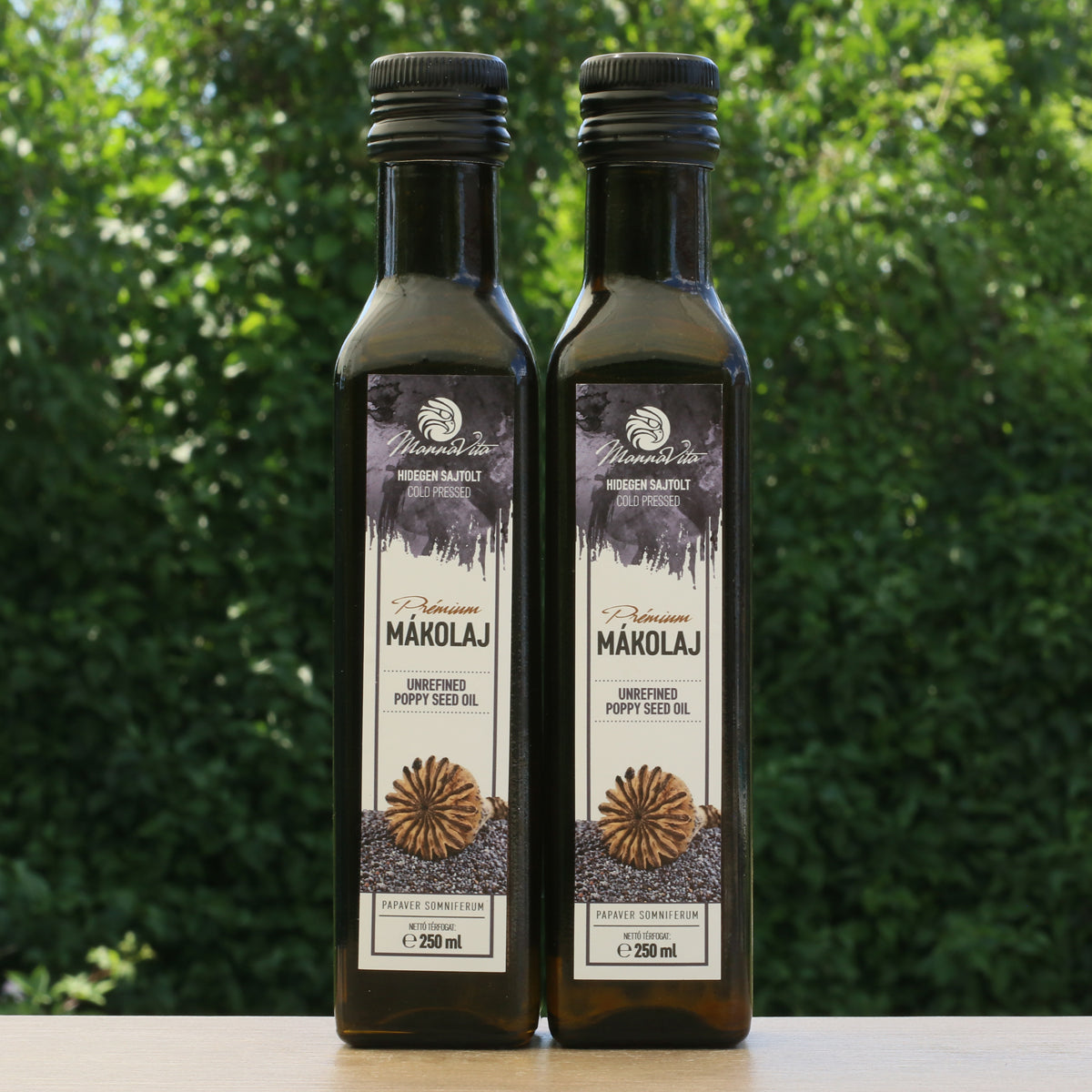 Mannavita madžarsko hladno stiskano olje iz makovih semen • 250 ml