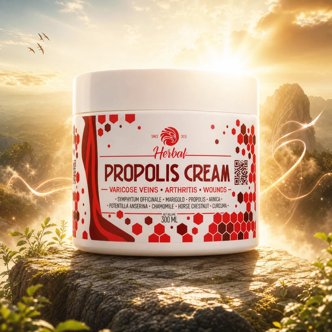 Mannavita Propolis krema z zelišči • 300 ml