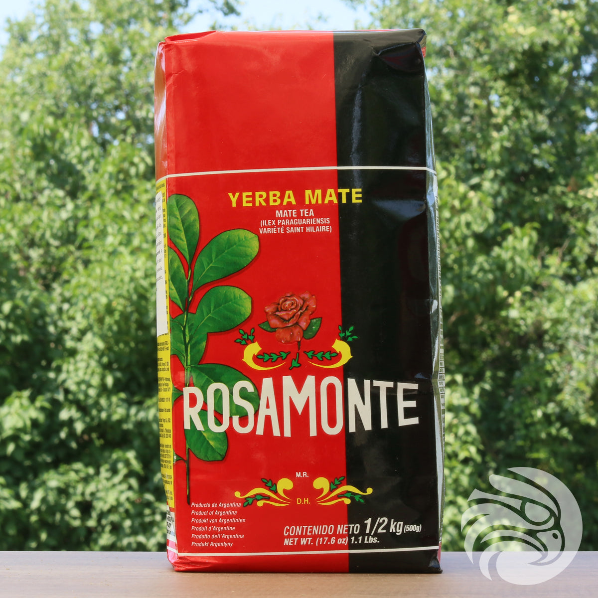 Čaj yerba mate Rosamonte • Elaborada con palo • 500 g