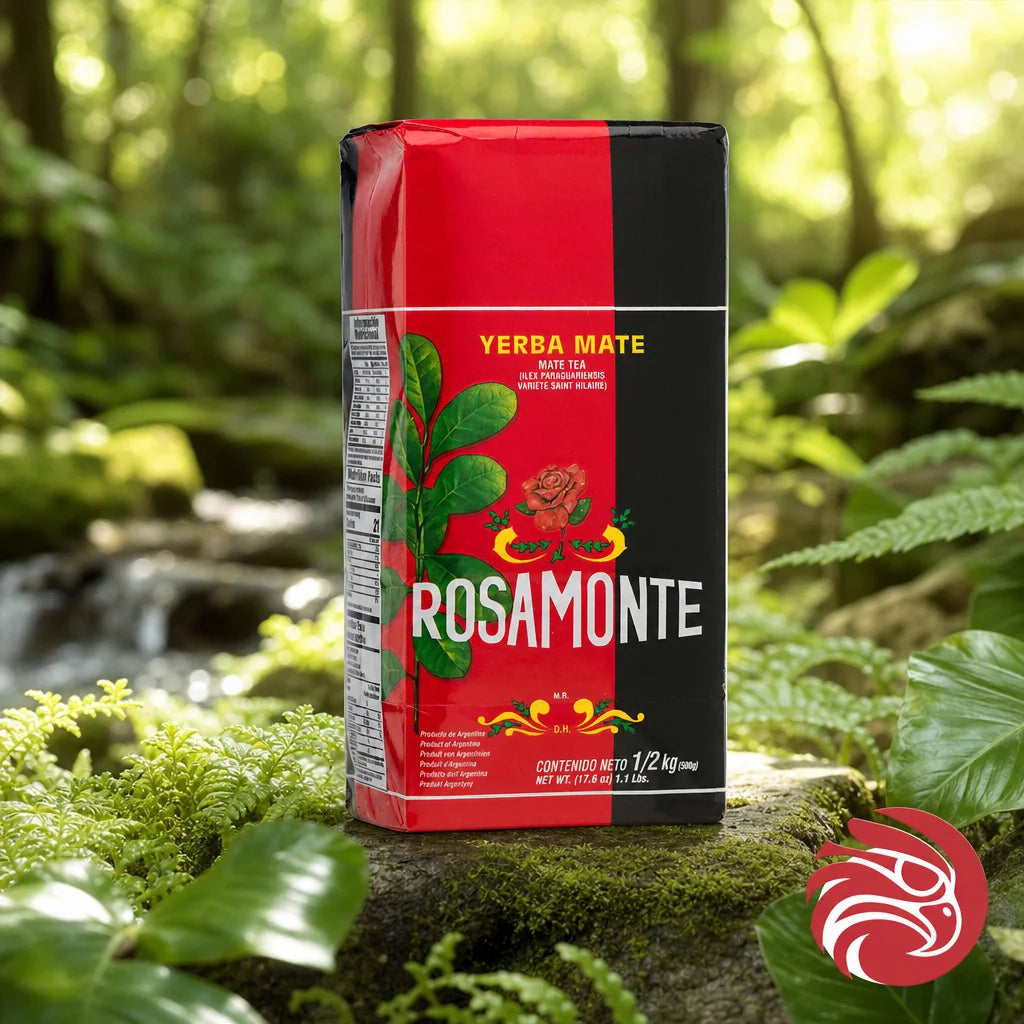 Čaj yerba mate Rosamonte • Elaborada con palo • 500 g