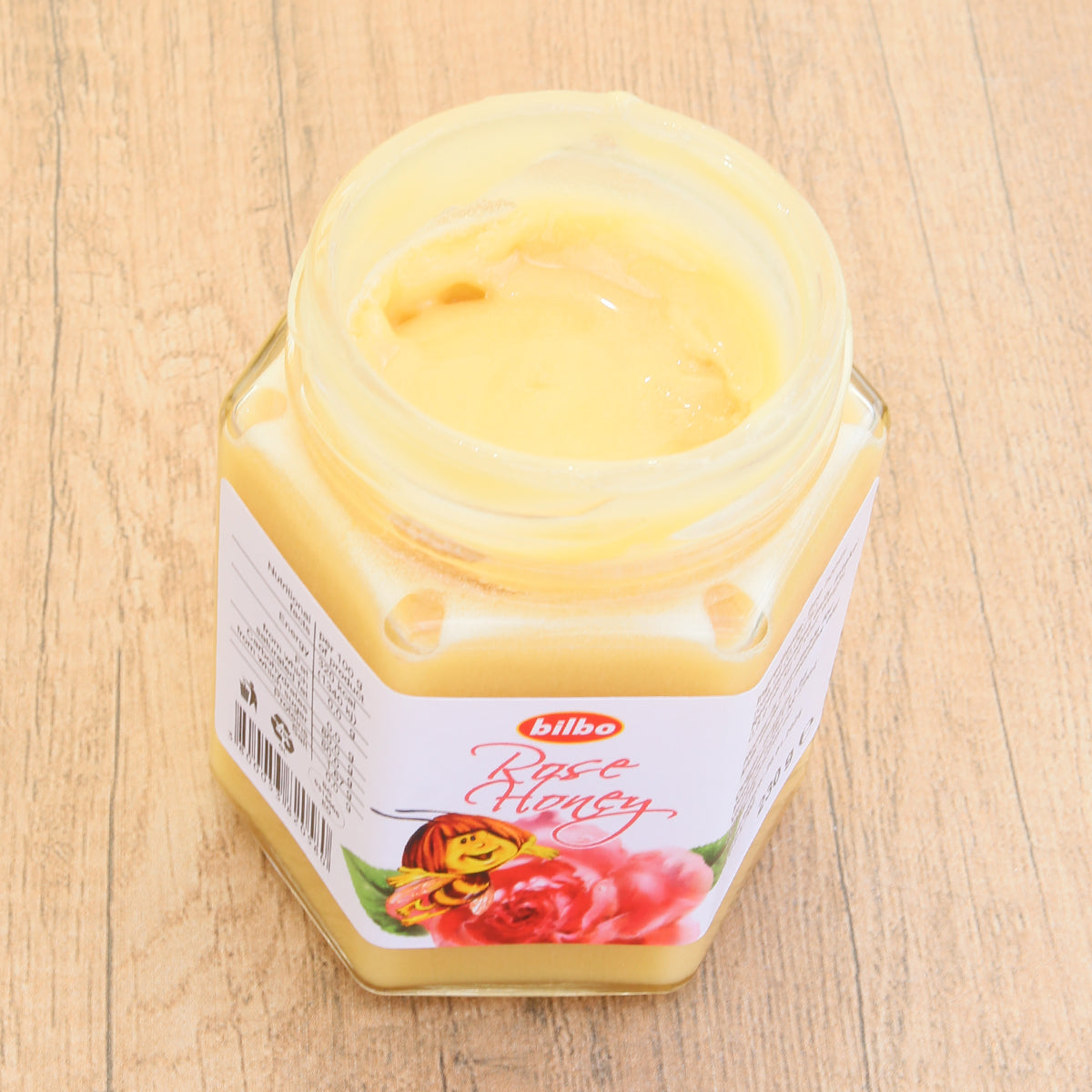 Bilbo surov rožni med • 230 g
