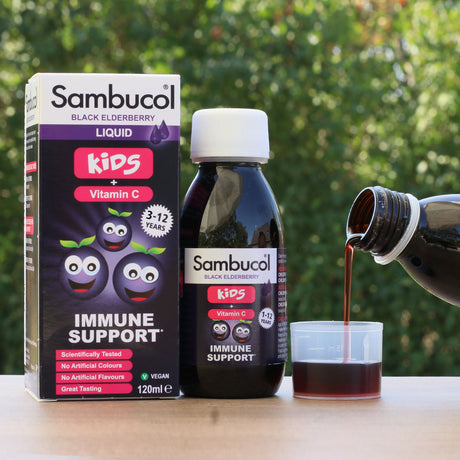 Sambucol sirup iz črnega bezga, za otroke • 120 ml
