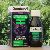 Sambucol sirup iz črnega bezga, brez sladkorja • 120 ml