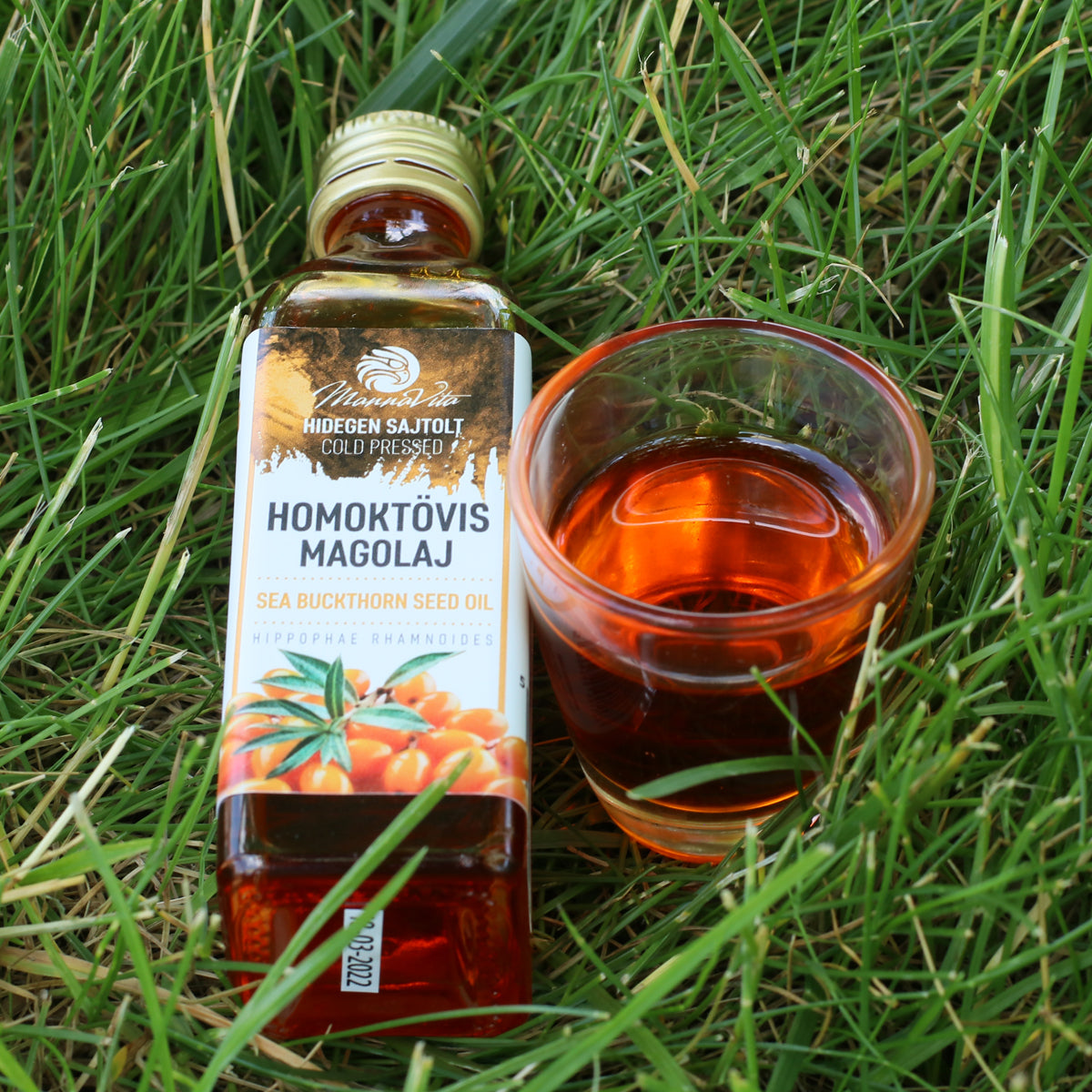 Mannavita madžarsko hladno stiskano olje iz semen rakitovca • 40 ml