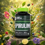 Mannavita Spirulina tablete 500 mg • 180 kos.