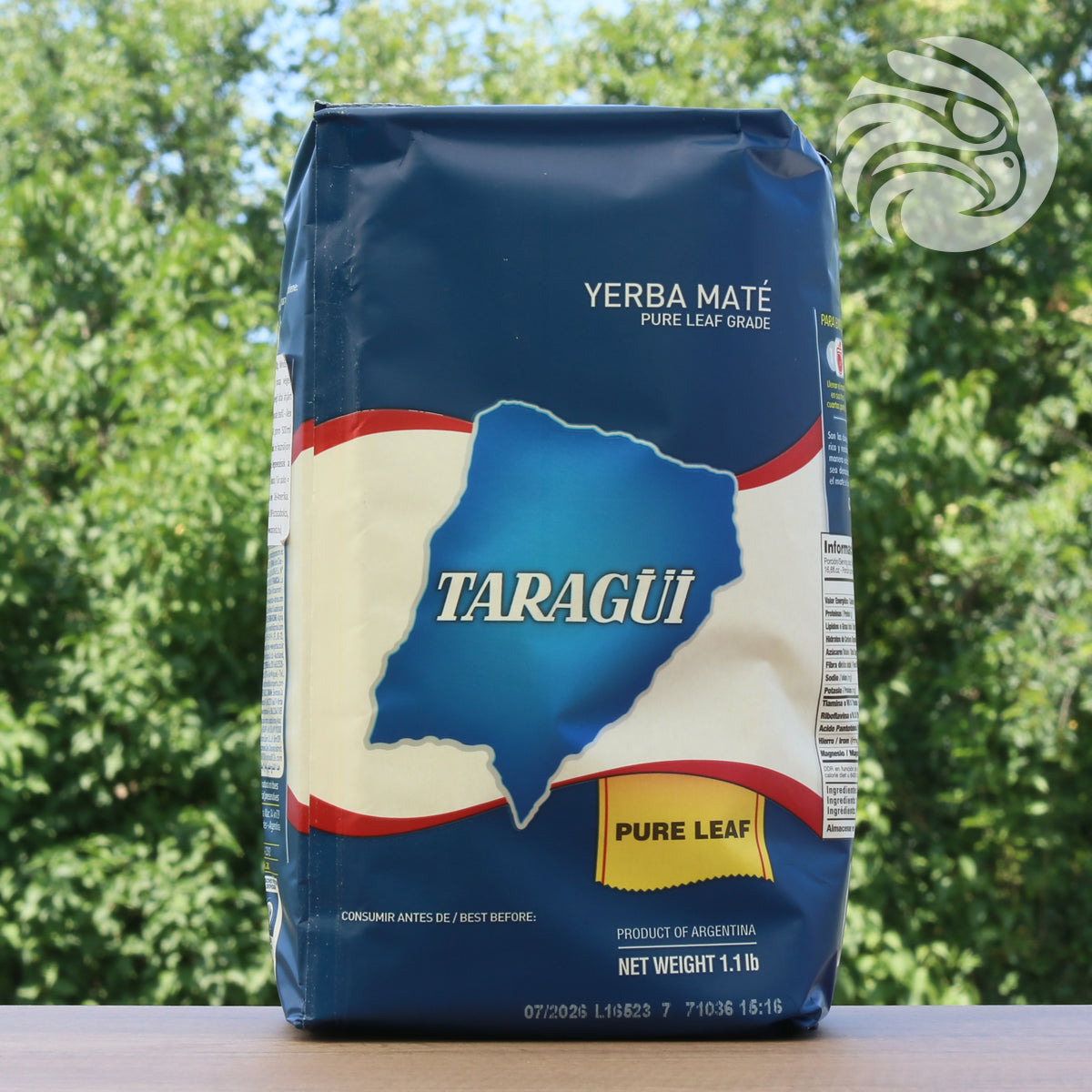 Čaj yerba mate Taragüi • Čisti listi – brez pecljev • 500 g