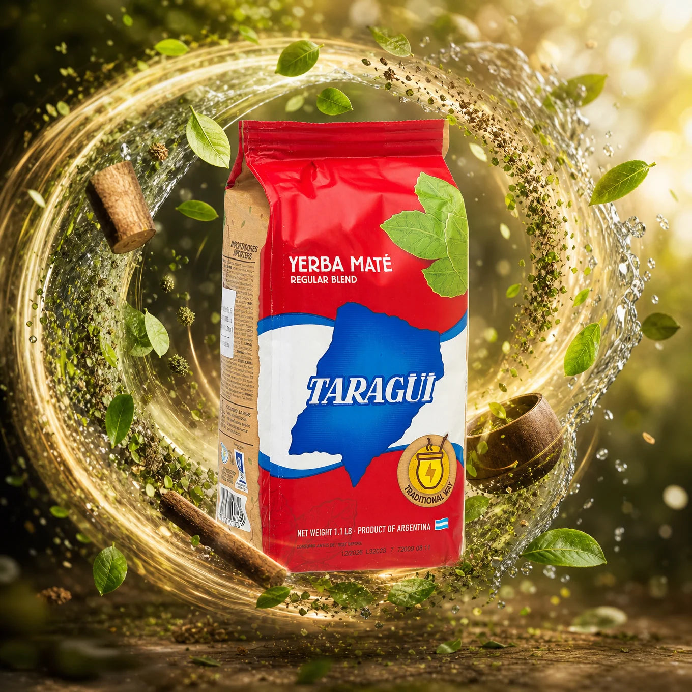 Taragüi yerba mate čaj • Z vejicami • 500 g