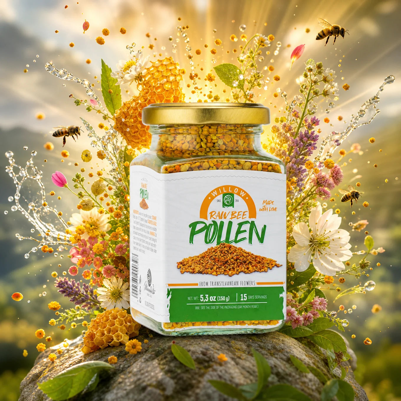 Mannavita surov Vrbov cvetni prah • 150g